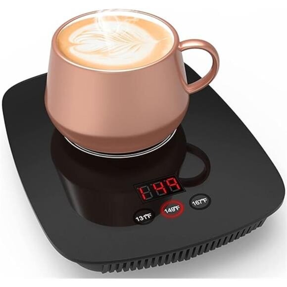Coffee Mug Warmer for Desk with Heating Function 25Watt Electric Beverage Warmer - Picture 7 of 7